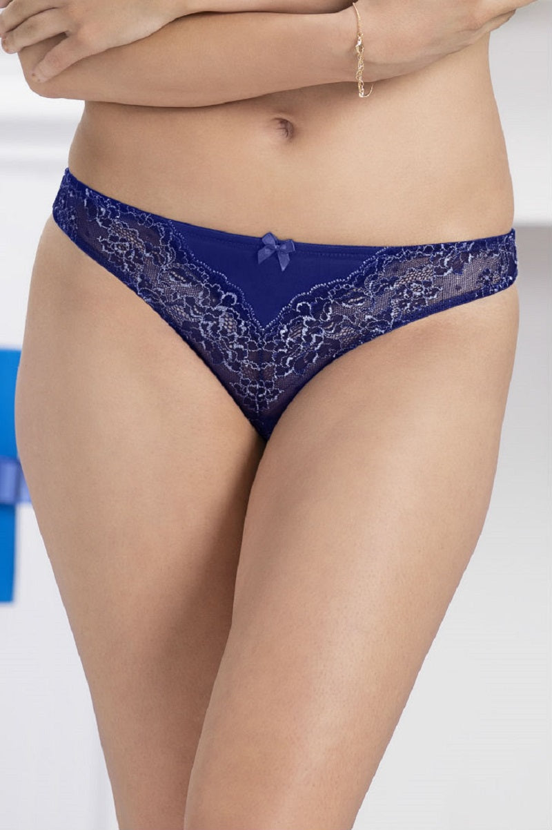 Adore Thong S / Blue Depths - amanté Panty