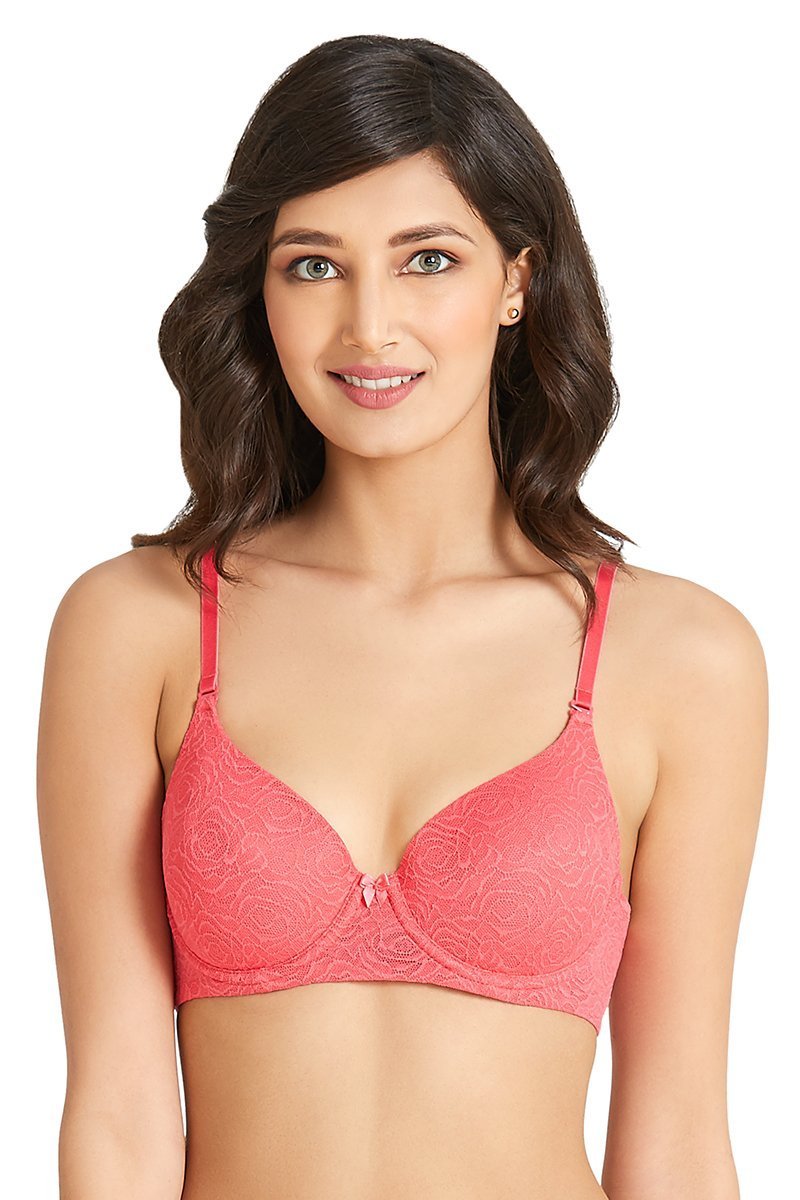 Smooth Romance Bra 32C / Rouge Red - amanté Bra