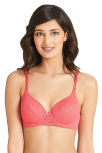 Smooth Romance Bra 32C / Rouge Red - amanté Bra thumbnail 2