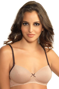 Radiant Chic Bra 32B / Nude-Chocolate - amanté Bra thumbnail 6