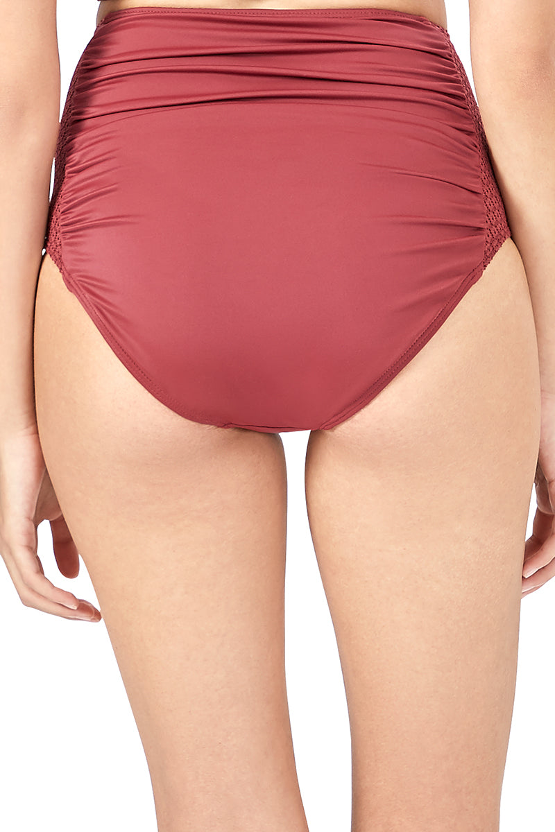 High Waisted Ruched Brief (New Colours)  - amanté Swimwear - Image 6 of 12