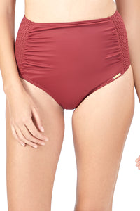 High Waisted Ruched Brief (New Colours)  - amanté Swimwear thumbnail 5
