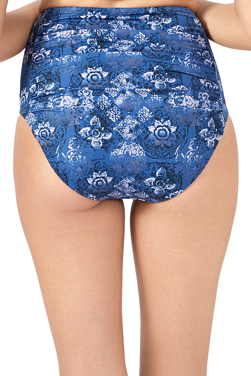 High Waisted Ruched Brief (New Colours)  - amanté Swimwear
