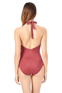 One Piece - Macrame Halter Neck  - amanté Swimwear thumbnail 4