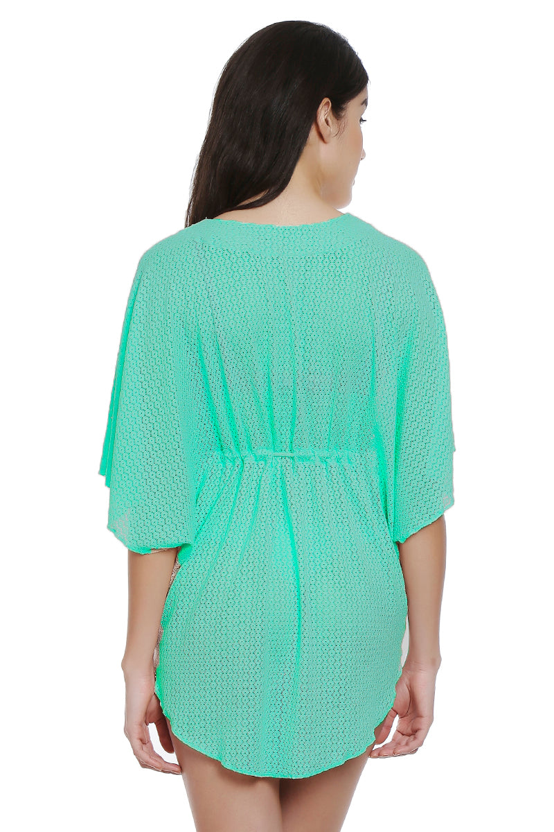 Plunge V-Neck Kaftan  - amanté Swimwear
