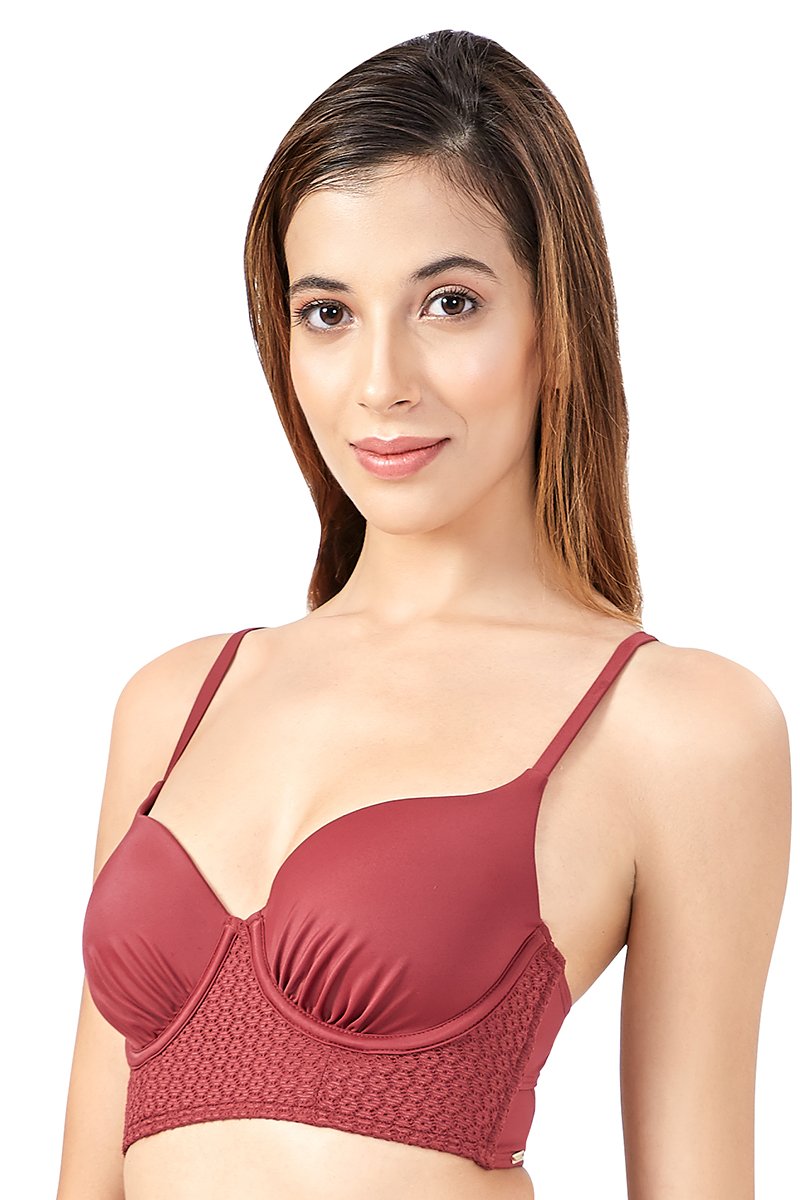 Swim Longline Bandeau - amanté Swimwear - Image 2 of 4