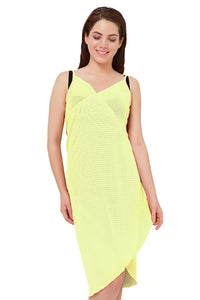Cross Over Cover Up S / Lemonade - amanté Swimwear thumbnail 1