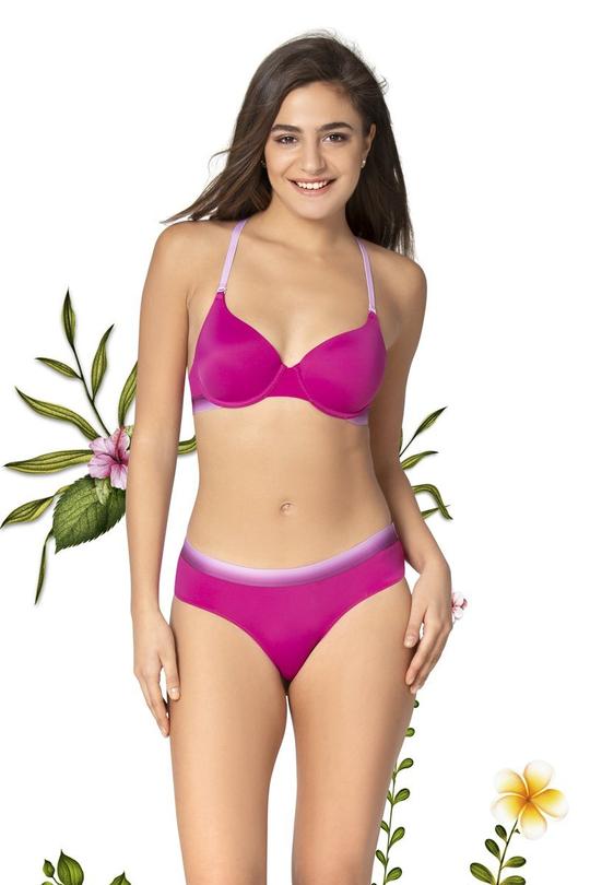 Ombre Crossback Bra  - amanté Bra - Image 4 of 4