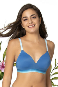 Ombre Essentials Non-wired Bra 32B / Seaport - amanté Bra thumbnail 1