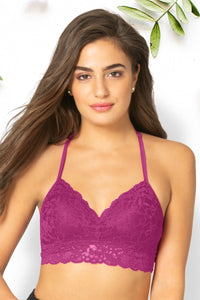 Convertible Lace Bralette S / Deep Fuchsia - amanté Bra thumbnail 1