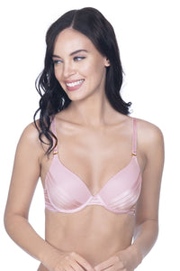 Sheer Stripes Padded Wired Bra  - amanté Bra thumbnail 6