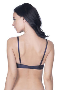 Sheer Stripes Padded Wired Bra  - amanté Bra thumbnail 4