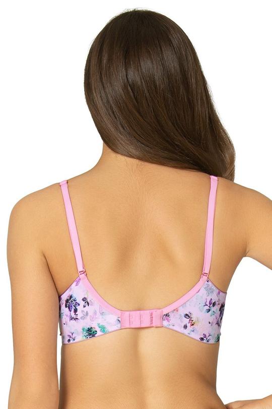 Printed Wirefree Moulded Push up Bra  - amanté Bra