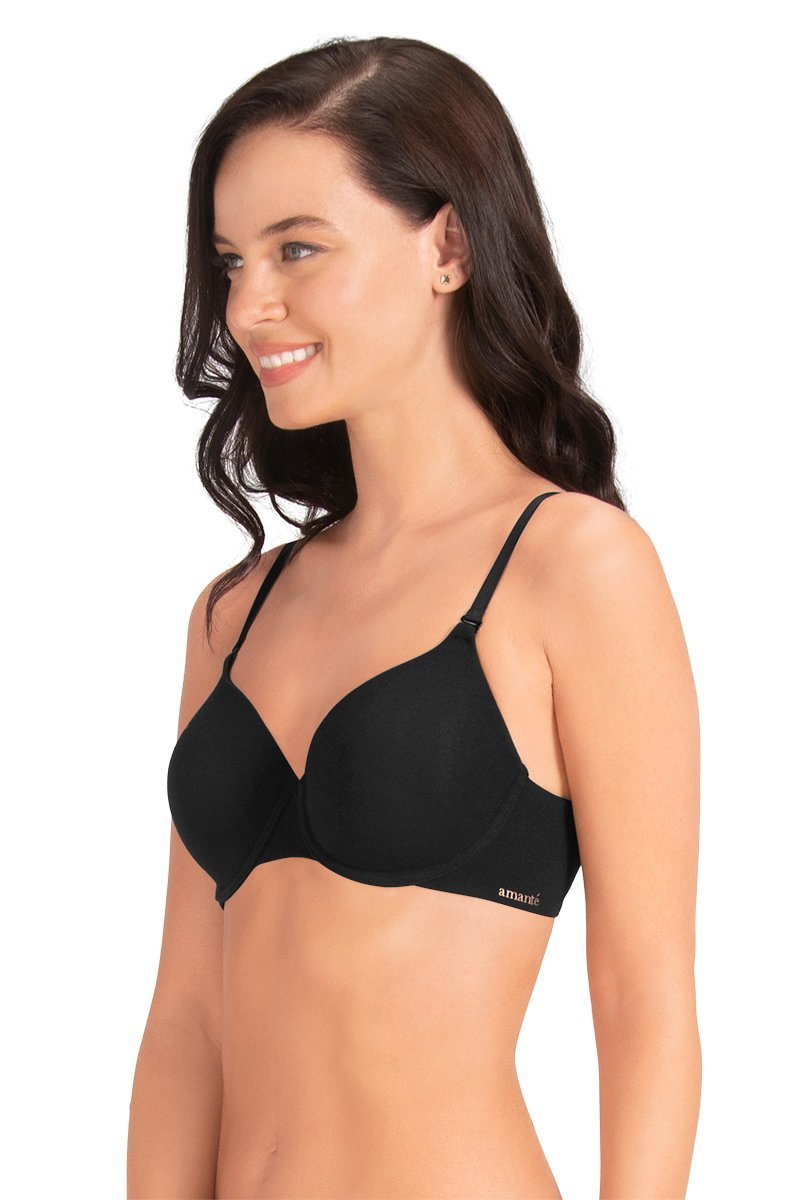 Signature Cotton Padded Wired Bra  - amanté Bra