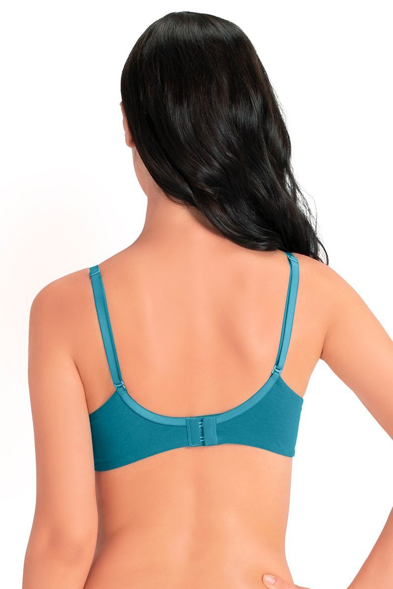 Signature Cotton Padded Wired Bra  - amanté Bra - Image 11 of 12