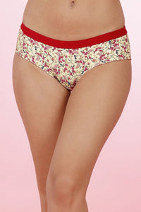 Printed Hipster Panty S / Hum.Bird Print - amanté Pantie thumbnail 1
