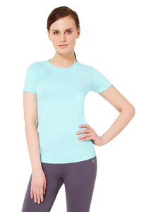 Short Sleeve Sports T-Shirt S / Aruba Blue - amanté Sportswear thumbnail 7