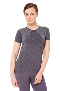 Short Sleeve Sports T-Shirt S / Black - amanté Sportswear thumbnail 1