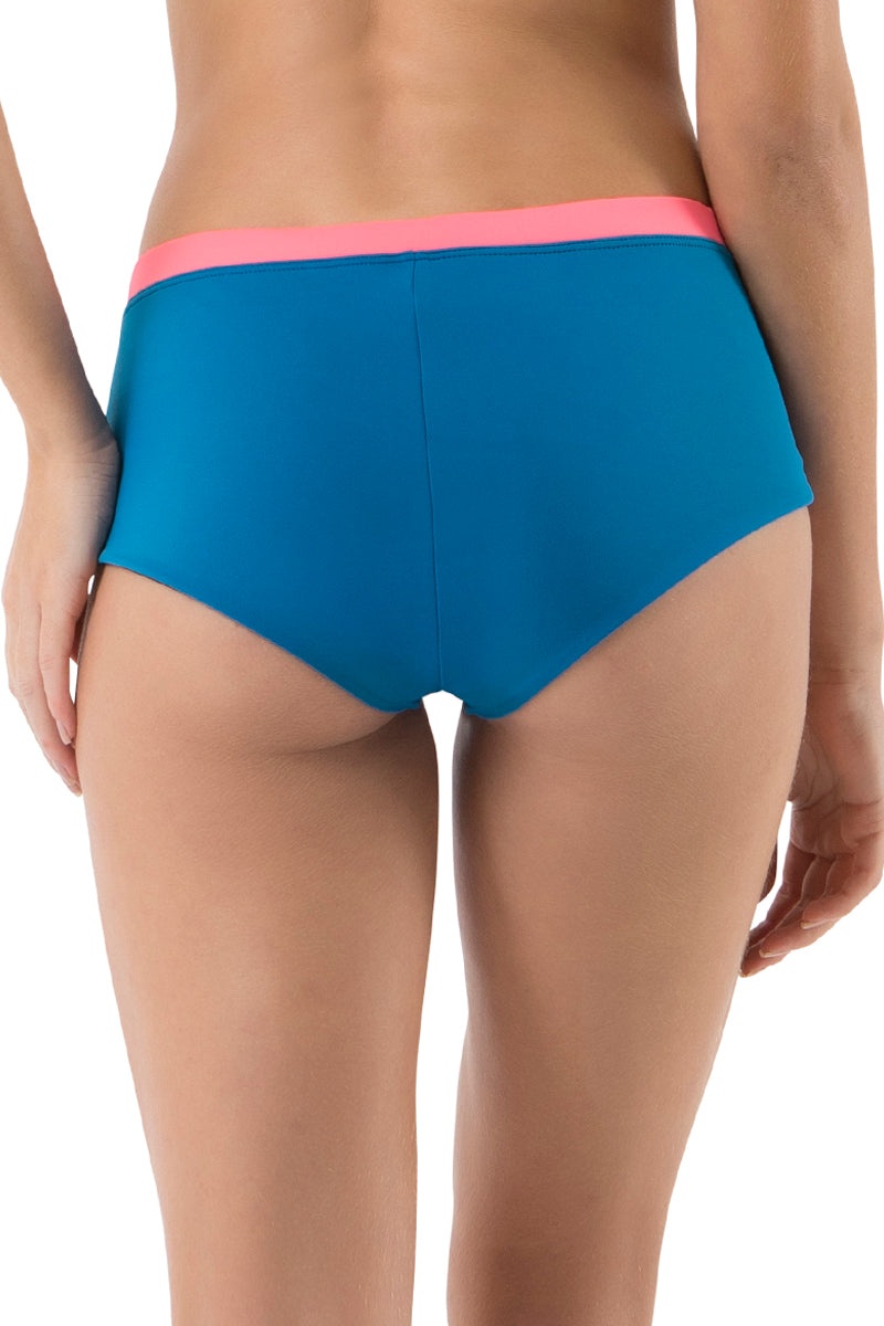 Boyshort with Contrast Waist  - amanté Swimwear - Image 4 of 4