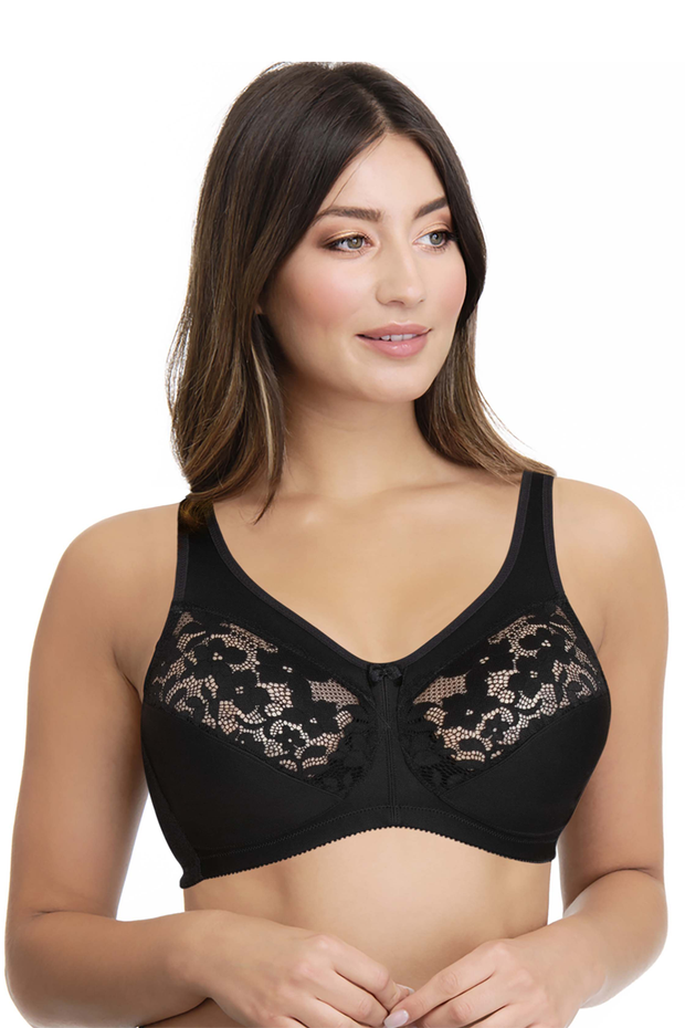 Buy Amante Solid Non Padded Wired Full Coverage Super Support Bra Online