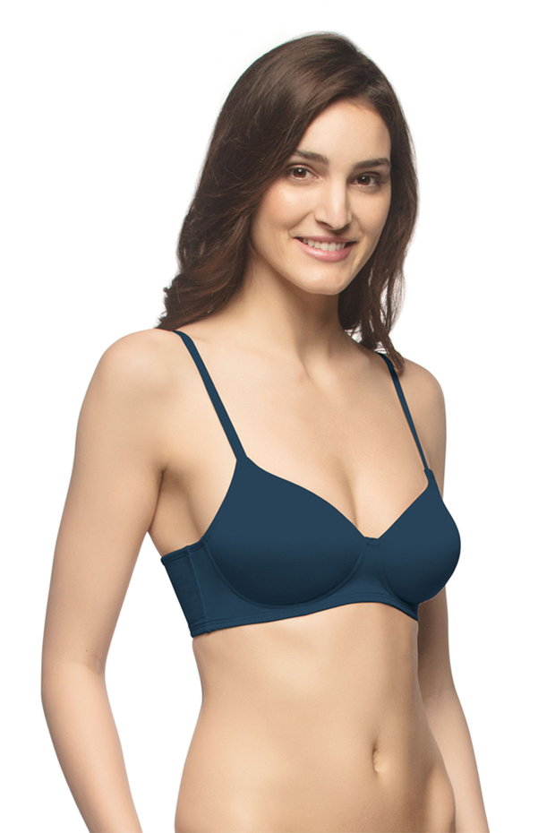 Amante Polyamide Spandex 3/4th Coverage Designed For Curvy No Spill  Guarantee Petal Front T Shirt Bra - 38E (Black) in Bangalore at best price  by Milastar Retail Pvt Ltd (Registered Office) - Justdial