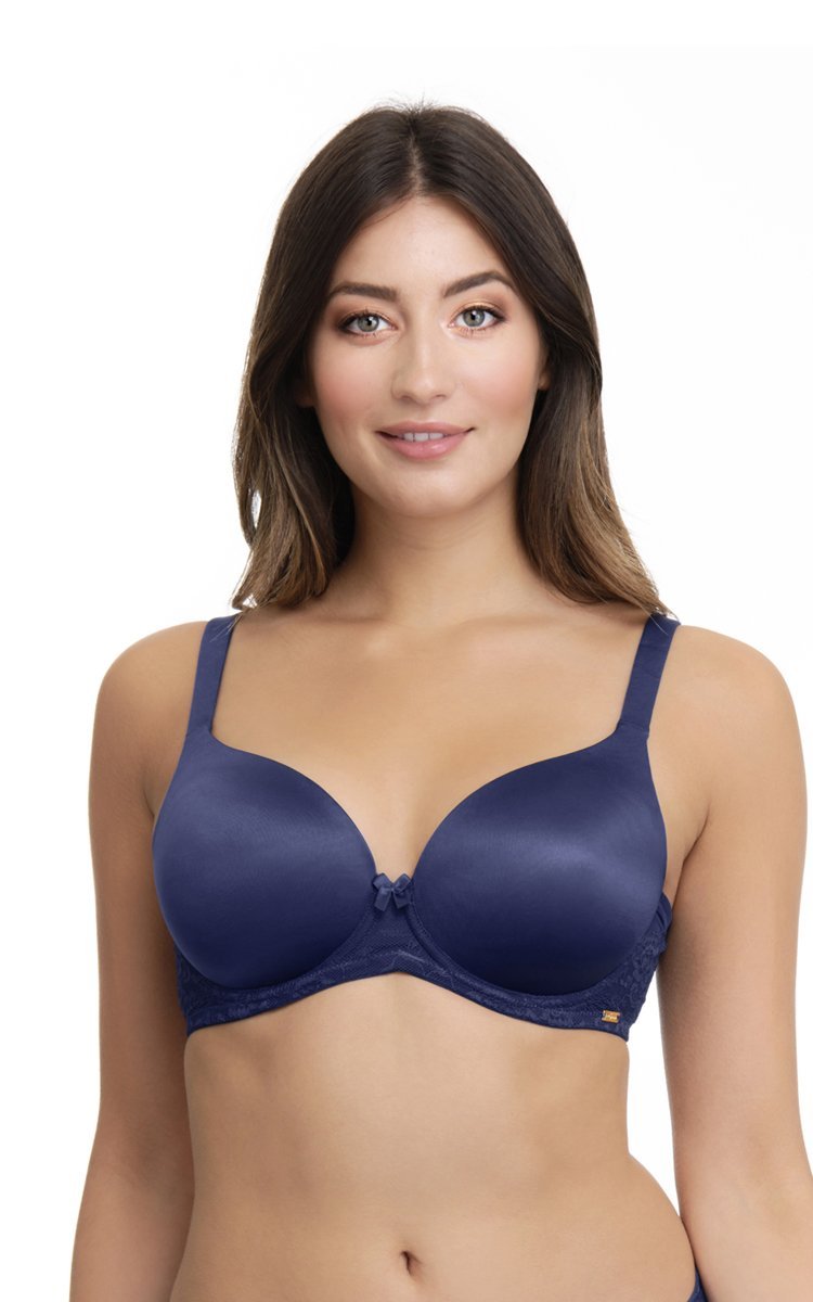 Delicate Romance Bra 34C / Inky Blue - amanté Bra - Image 1 of 2