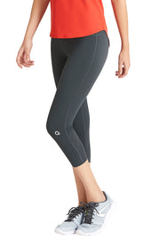High Rise Capri Pant S / Dark Grey - amanté Sportswear