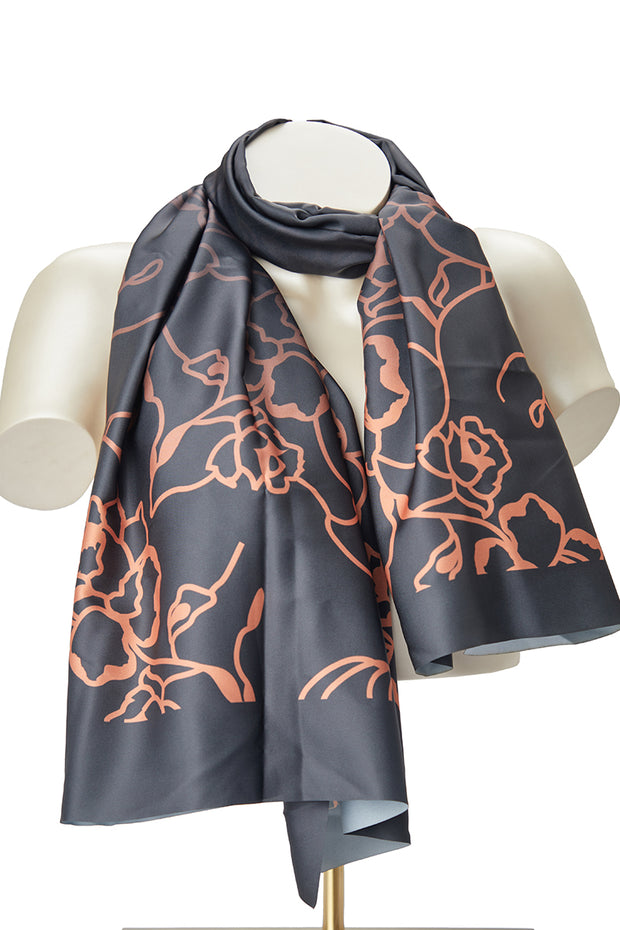 Italian Silk Shawl  - amanté Accessories