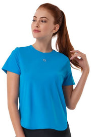 Loose Fitted Sports Top S / Diva Blue - amanté Sportswear