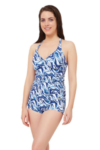 Plunge Halter Neck Tankini (New Colours)  - amanté Swimwear thumbnail 8