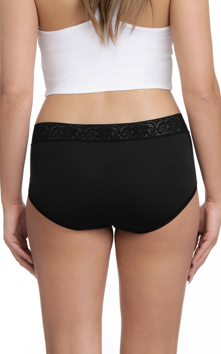 Midi with Lace Trim (Pack of 3)  - amanté Panty