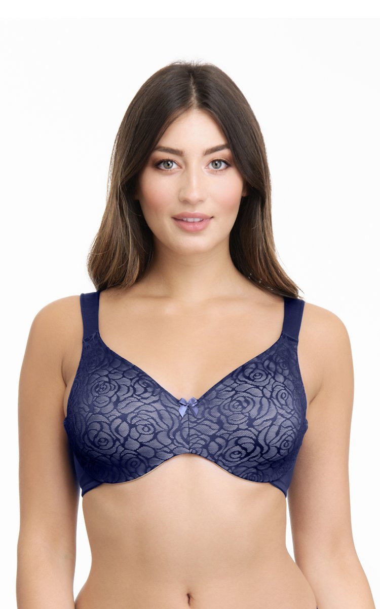 Perfect Profile Minimizer Bra 34C / Inky Blue - amanté Bra