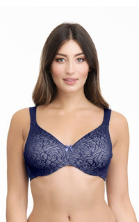 Perfect Profile Minimizer Bra 34C / Inky Blue - amanté Bra thumbnail 2