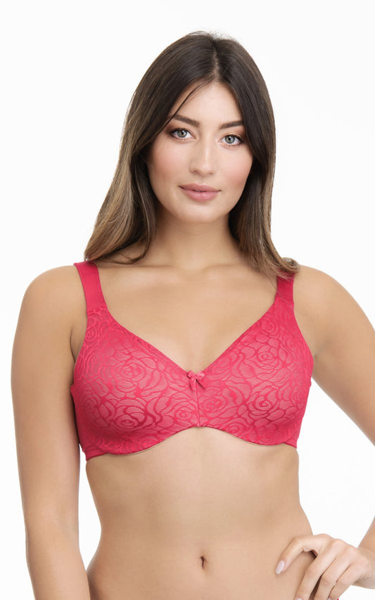 Perfect Profile Minimizer Bra 34C / True Red - amanté Bra