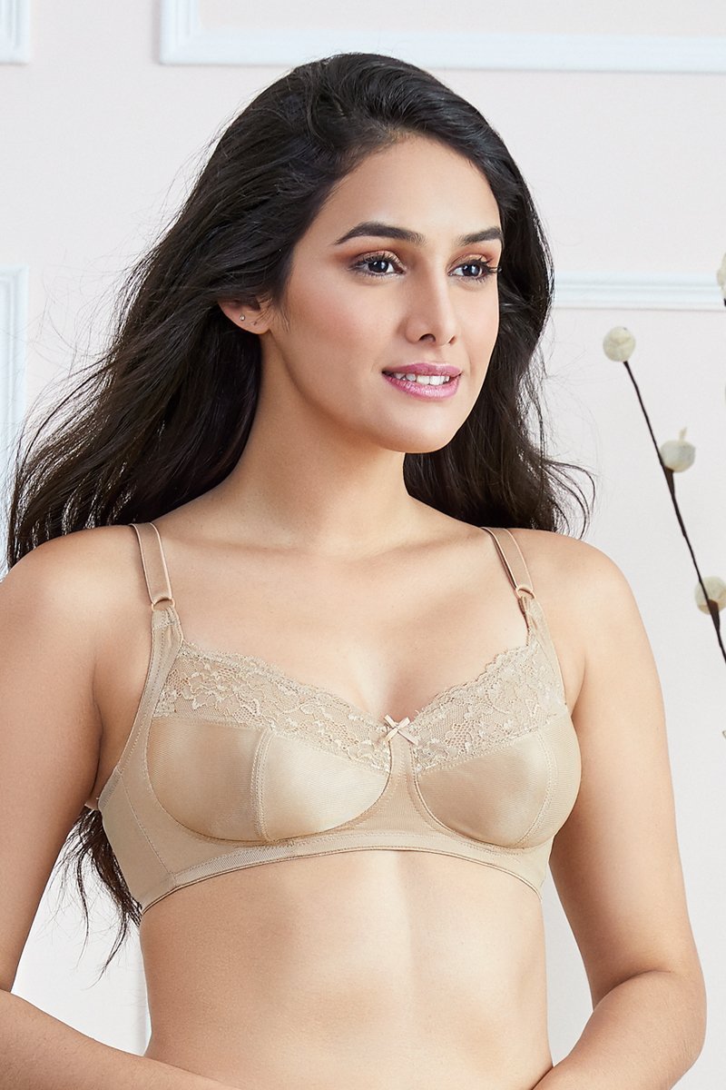 Lace Contour Bra 36C / Sandalwood - amanté Bra - Image 1 of 7