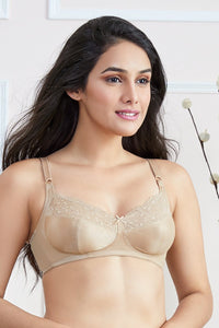 Lace Contour Bra 36C / Sandalwood - amanté Bra thumbnail 1