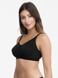 Essential Cotton Non-Wired Bra (Pack of 2) 34DD / Assorted - amanté Bra thumbnail 1