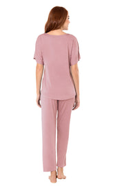 New Satin Edge Pyjama Top  - amanté Sleepwear
