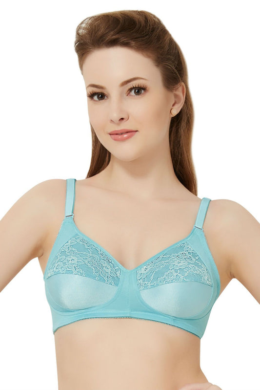 Saree Shaper Bra (Old Fit) 32D / Aqua Blue - amanté Bra