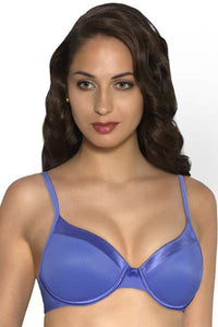 Satin Edge Bra Sale 38B / Corn Flower Blue - amanté Bra thumbnail 3