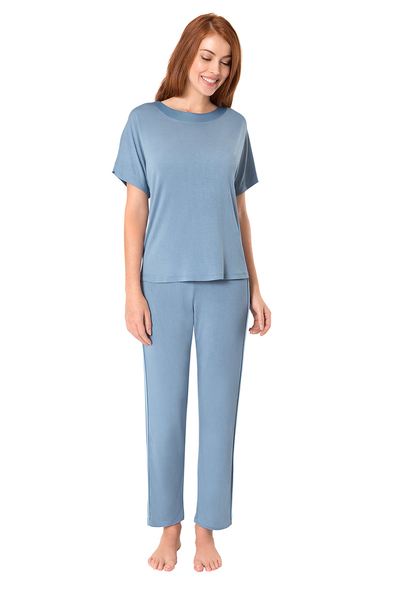 New Satin Edge Pyjama Bottom  - amanté Sleepwear