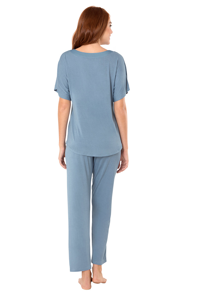 New Satin Edge Pyjama Top  - amanté Sleepwear