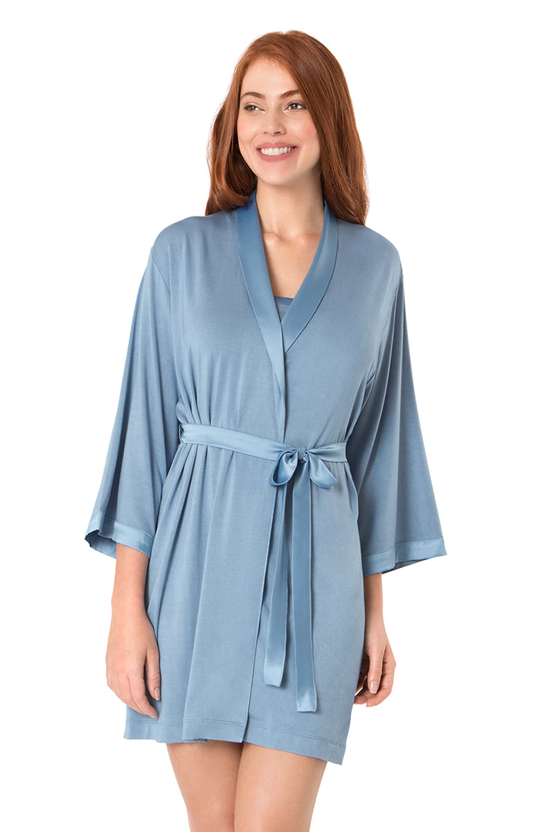 New Satin Edge Robe  - amanté Sleepwear