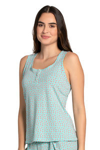 Comfy Cotton Sleep Tank  - amanté Sleepwear thumbnail 3