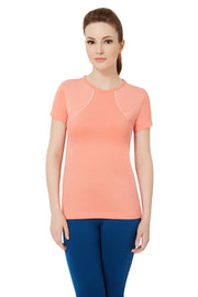 Short Sleeve Sports T-Shirt S / Porcelain Rose - amanté Sportswear