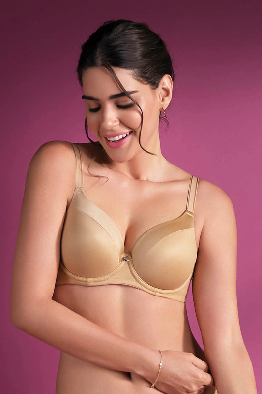 Smooth Definition Bra 34C / Sandalwood - amanté Bra