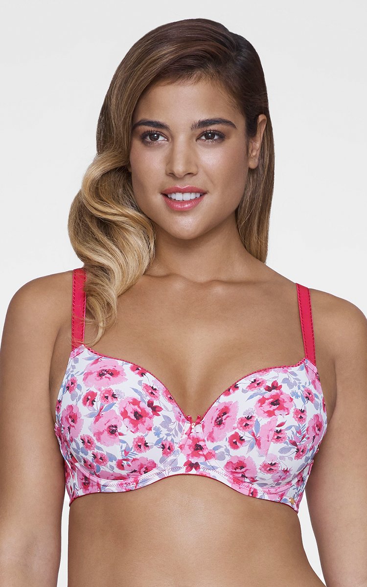 Summer Bloom Bra 34C / Cranberry - amanté Bra