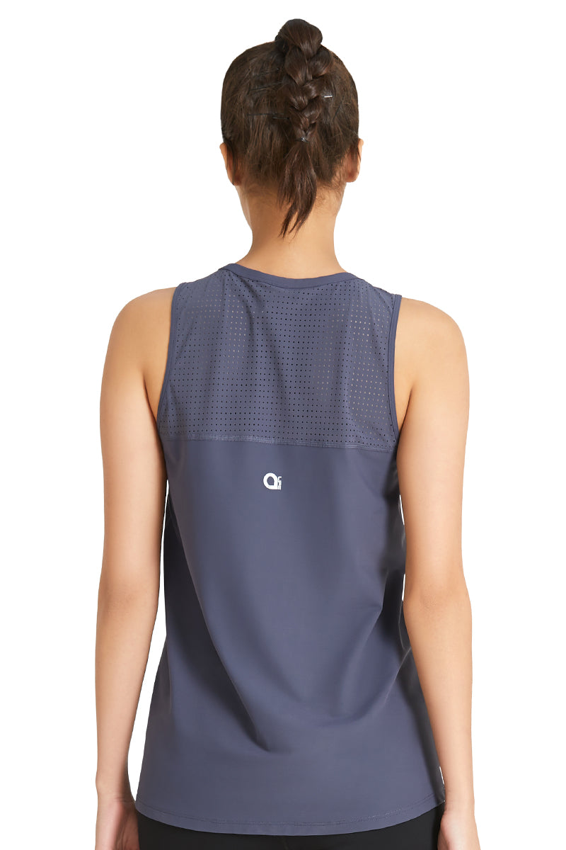 Tank Top with Mesh Detail  - amanté Sportswear