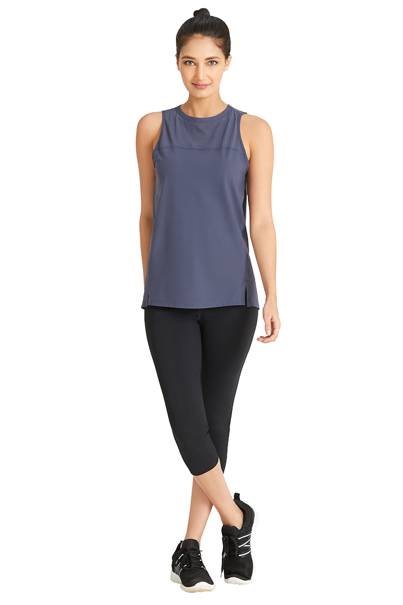 Tank Top with Mesh Detail  - amanté Sportswear - Image 4 of 12