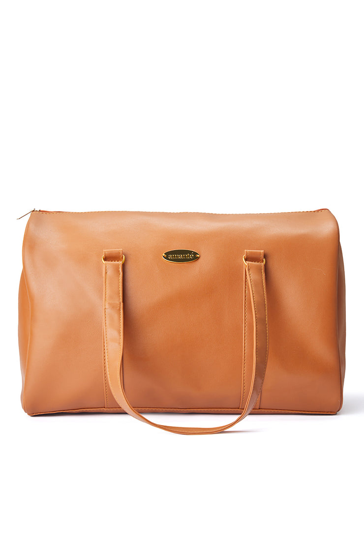 Travel Bag Regular / Dark Brown - amanté Accessories
